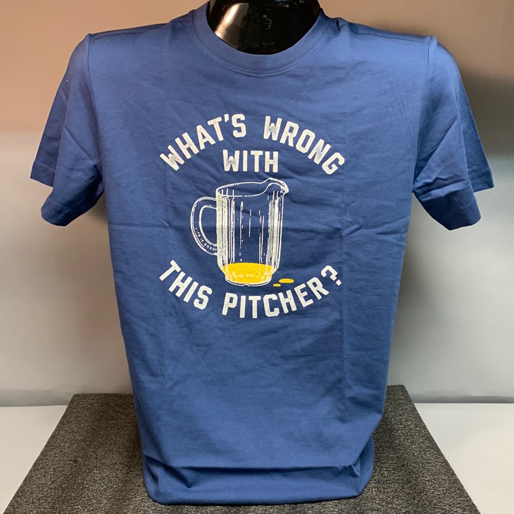 What’s Wrong With This Pitcher Small Short Sleeve Shirt